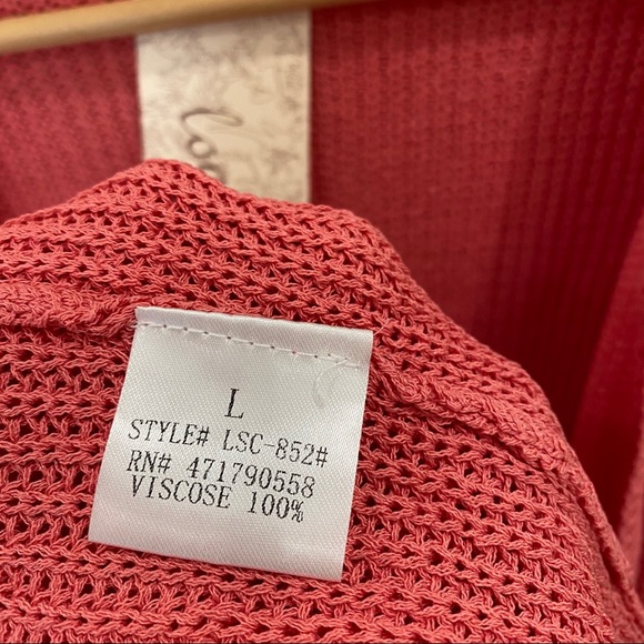 Love sen distressed long knitted cardigan - Picture 4 of 8